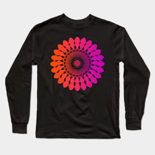 Floral mandala, geometric mandala Long Sleeve T-Shirt